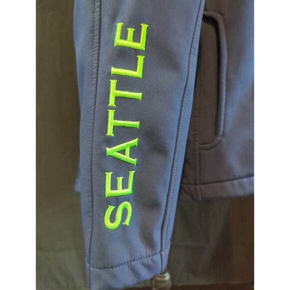 Women's Ellie & Kate Seahawks blue zip up jacket size 2xl - Picture 4 of 7